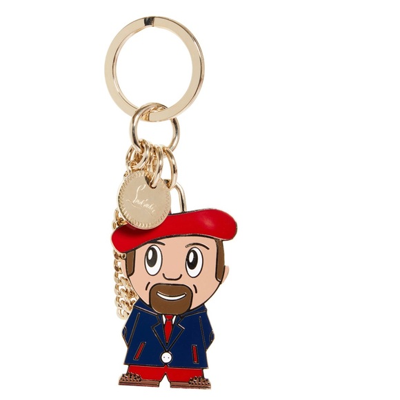 Christian Louboutin Loubi black charm keychain - Picture 3 of 10